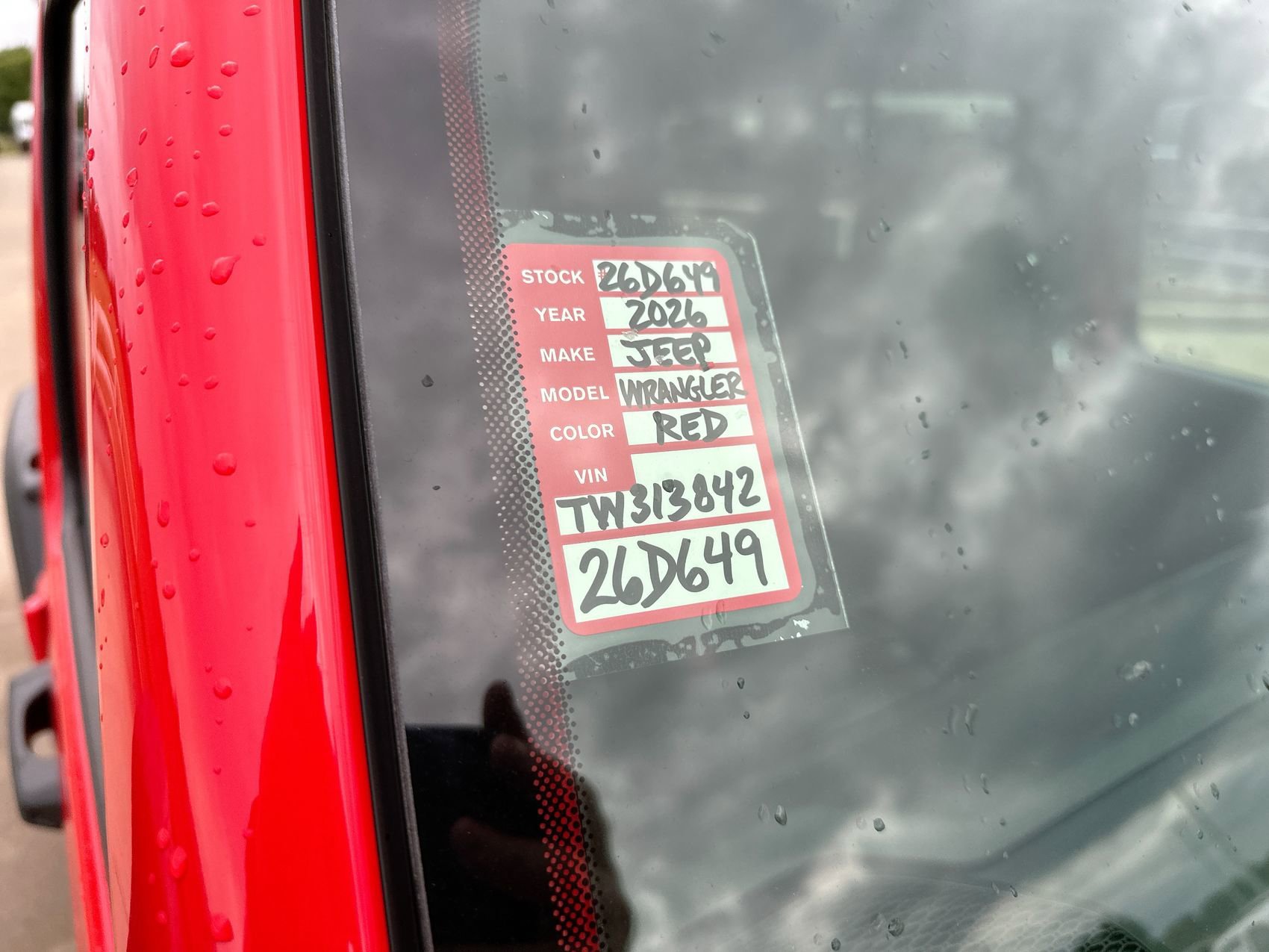 New 2026 Firecracker Red Clearcoat Jeep Sport image 24