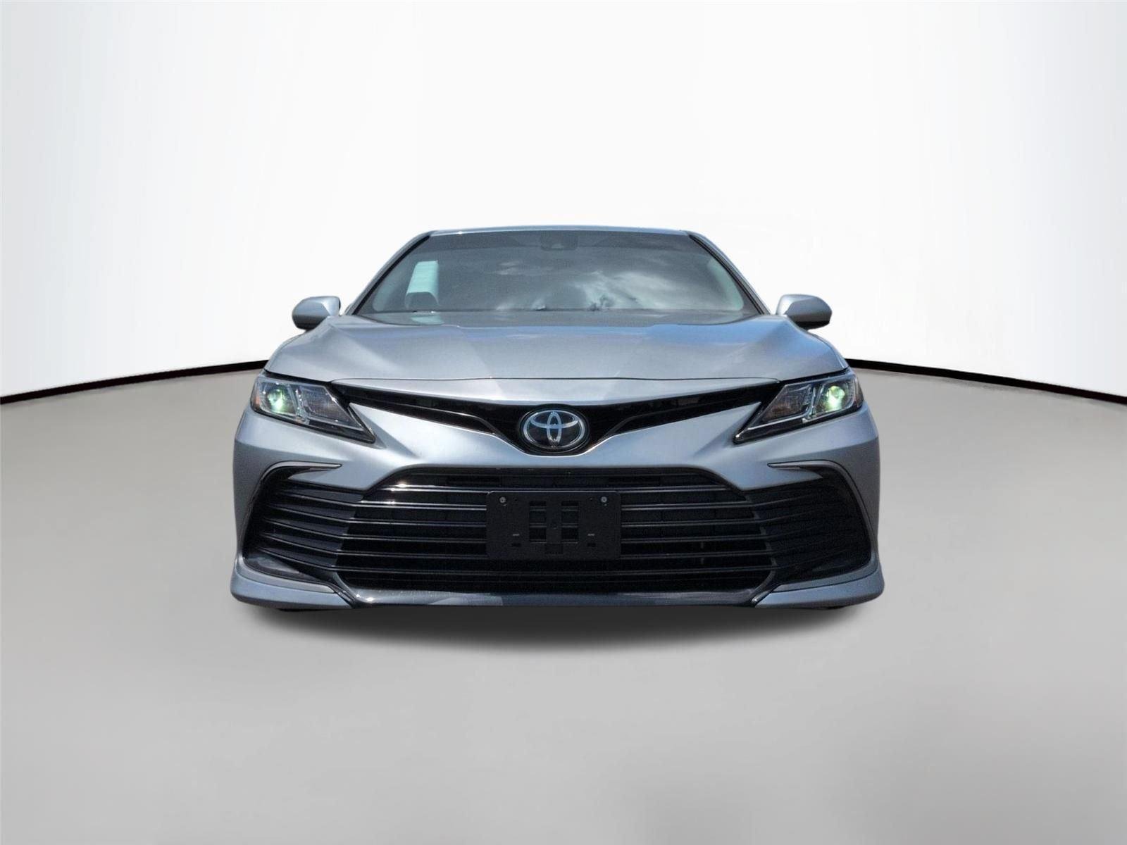 Used 2021 Celestial Silver Metallic Toyota LE image 8
