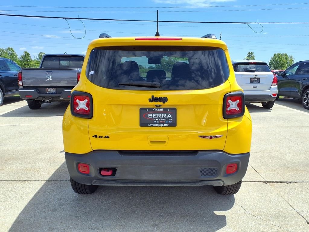 Used 2023 Solar Yellow Clearcoat Jeep Trailhawk image 16