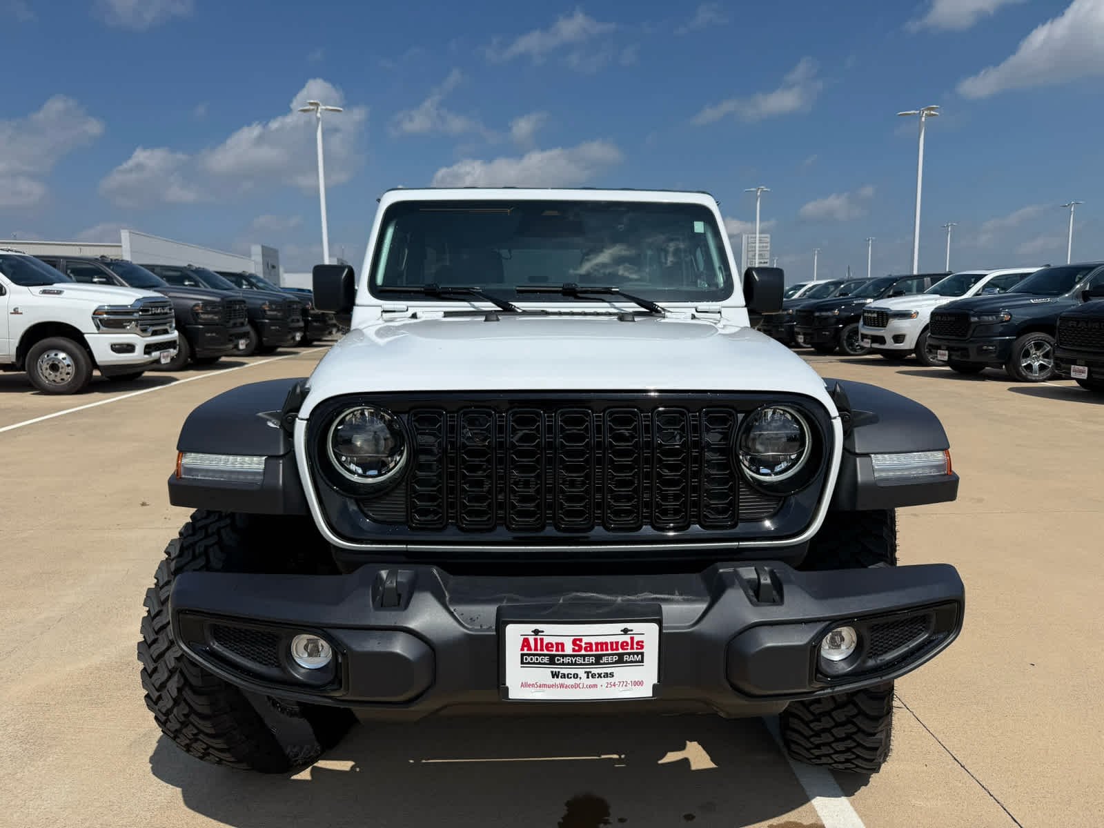 New 2026 Bright White Clear Coat Jeep Willys image 3