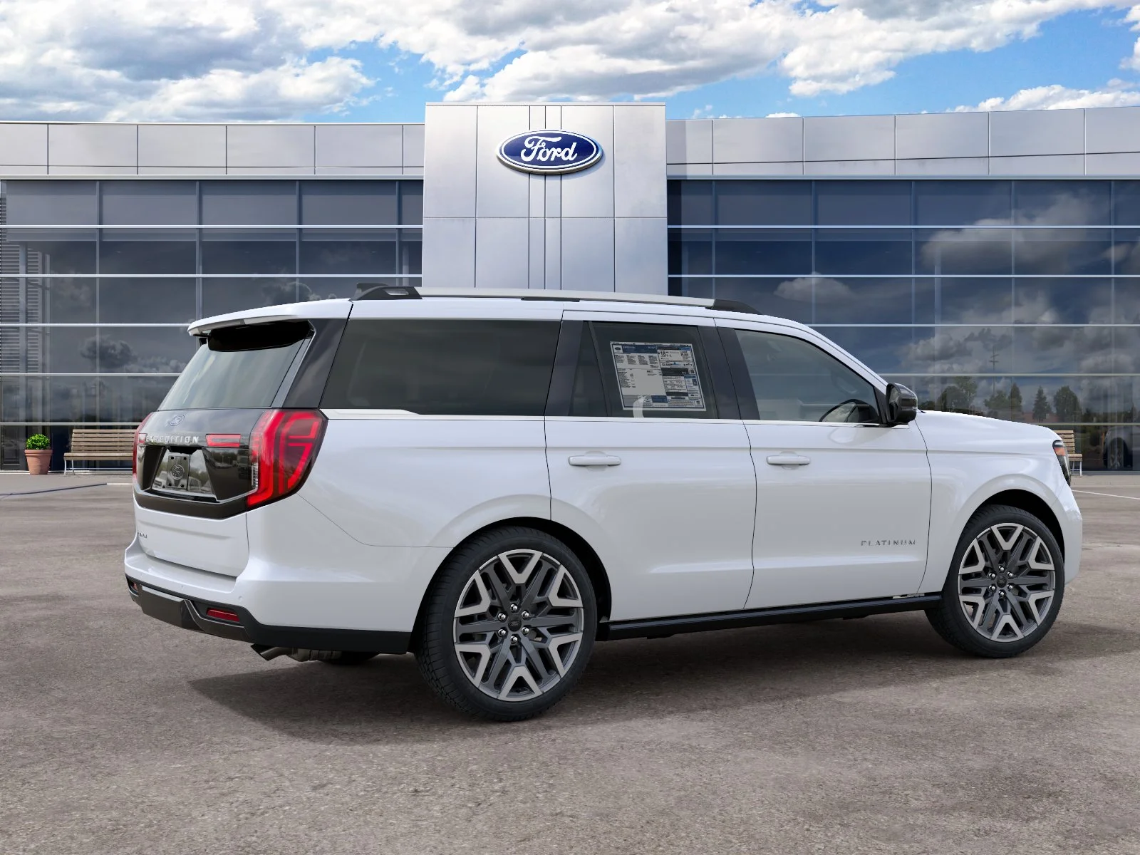 New 2027 Star White Metallic Tri-Coat Ford Platinum image 41