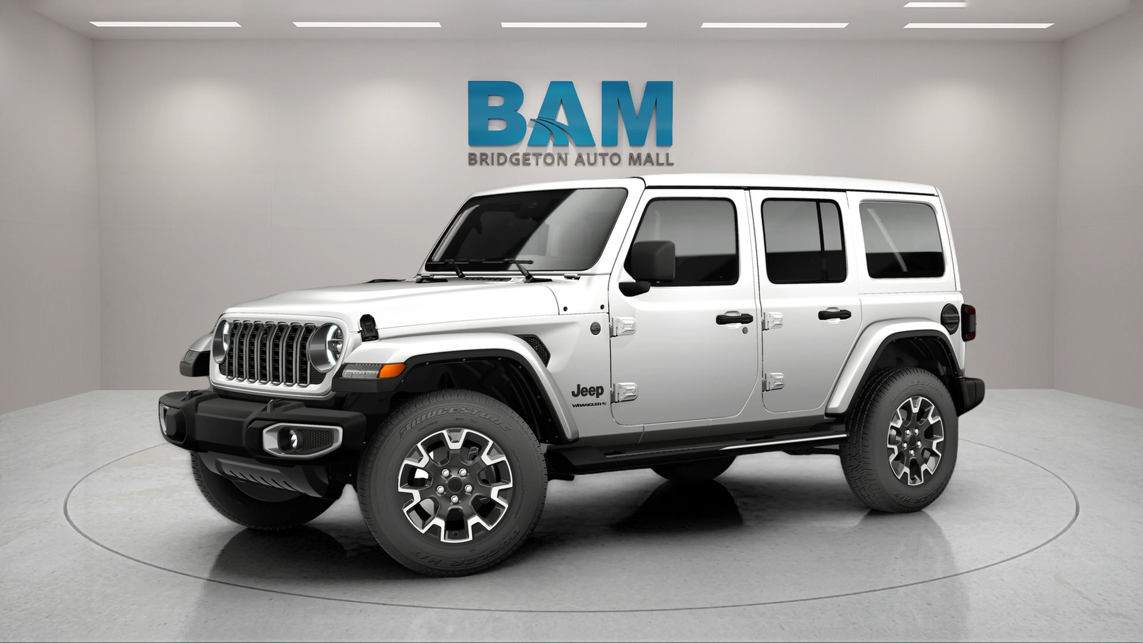 New 2026 Bright White Clearcoat Jeep Sahara image 13