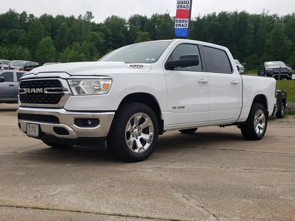 Used 2022 Bright White Clearcoat Ram Big Horn image 8