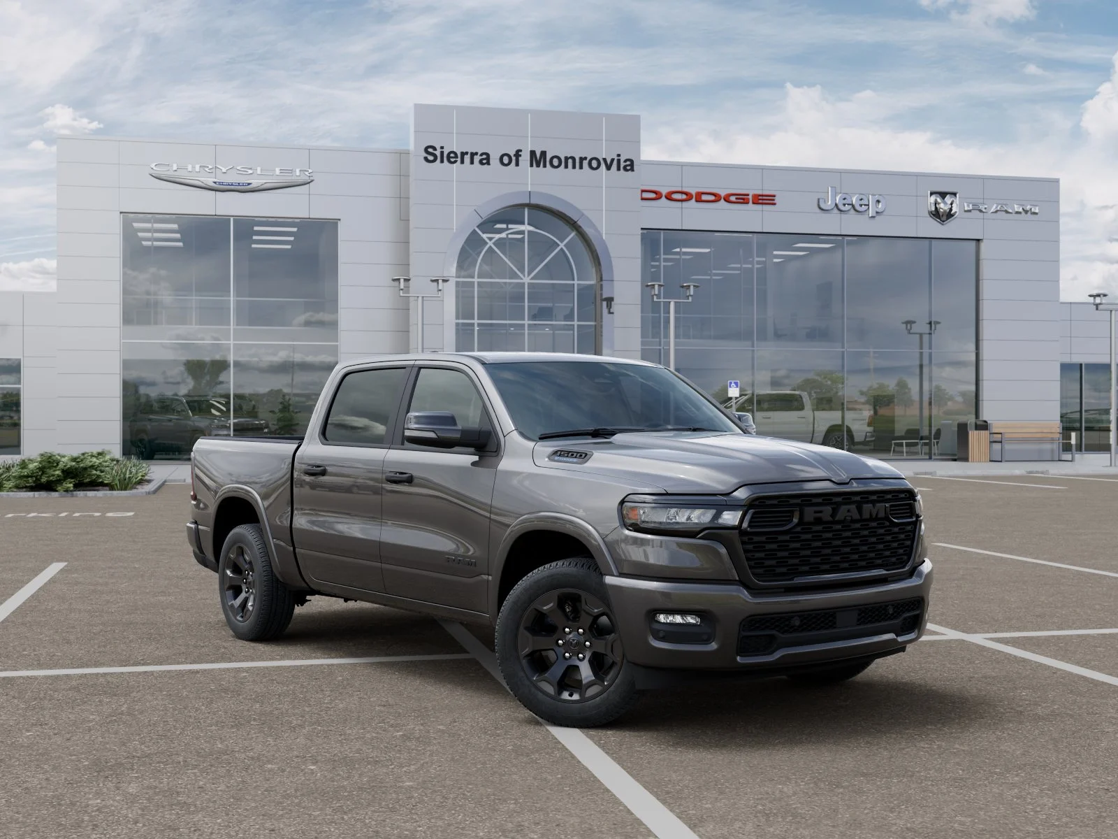New 2026 Granite Crystal Metallic Clear-Coat Exterior Paint RAM Big Horn/Lone Star image 36