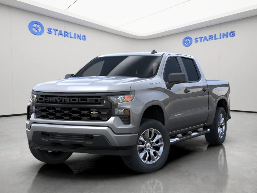 Used 2025 Sterling Gray Metallic Chevrolet Custom image 8