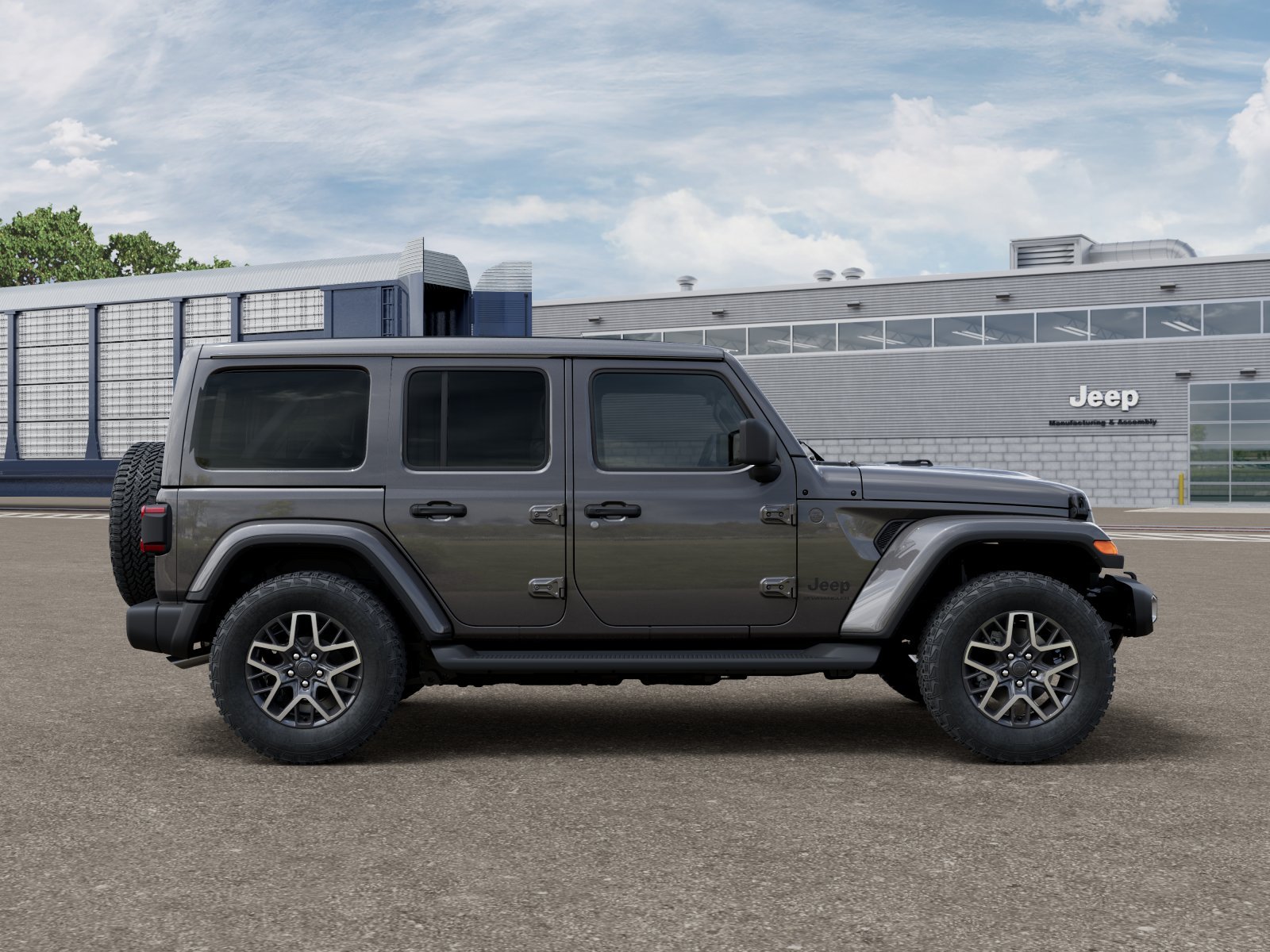 New 2027 Granite Crystal Metallic Clear-Coat Paint Jeep Sahara image 12