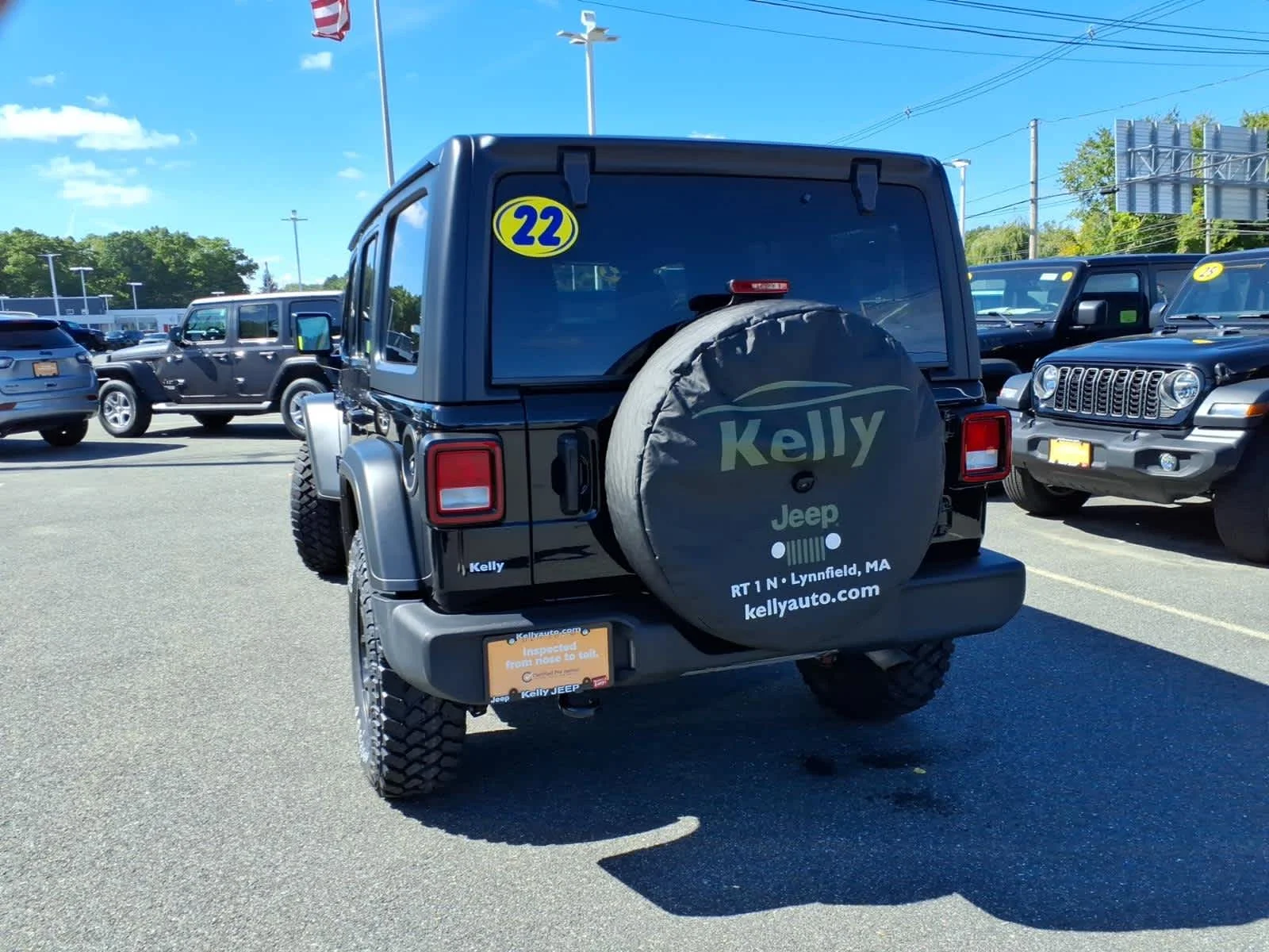 Certified Used 2022 Black Clearcoat Jeep Unlimited Willys image 10