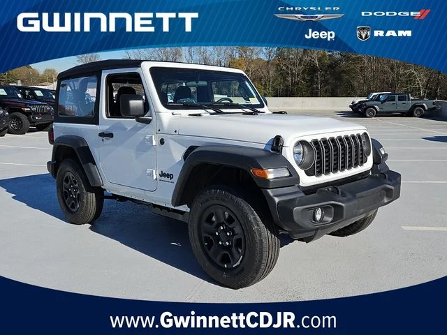 New 2026 Bright White Clear-Coat Exterior Paint Jeep Sport image 1