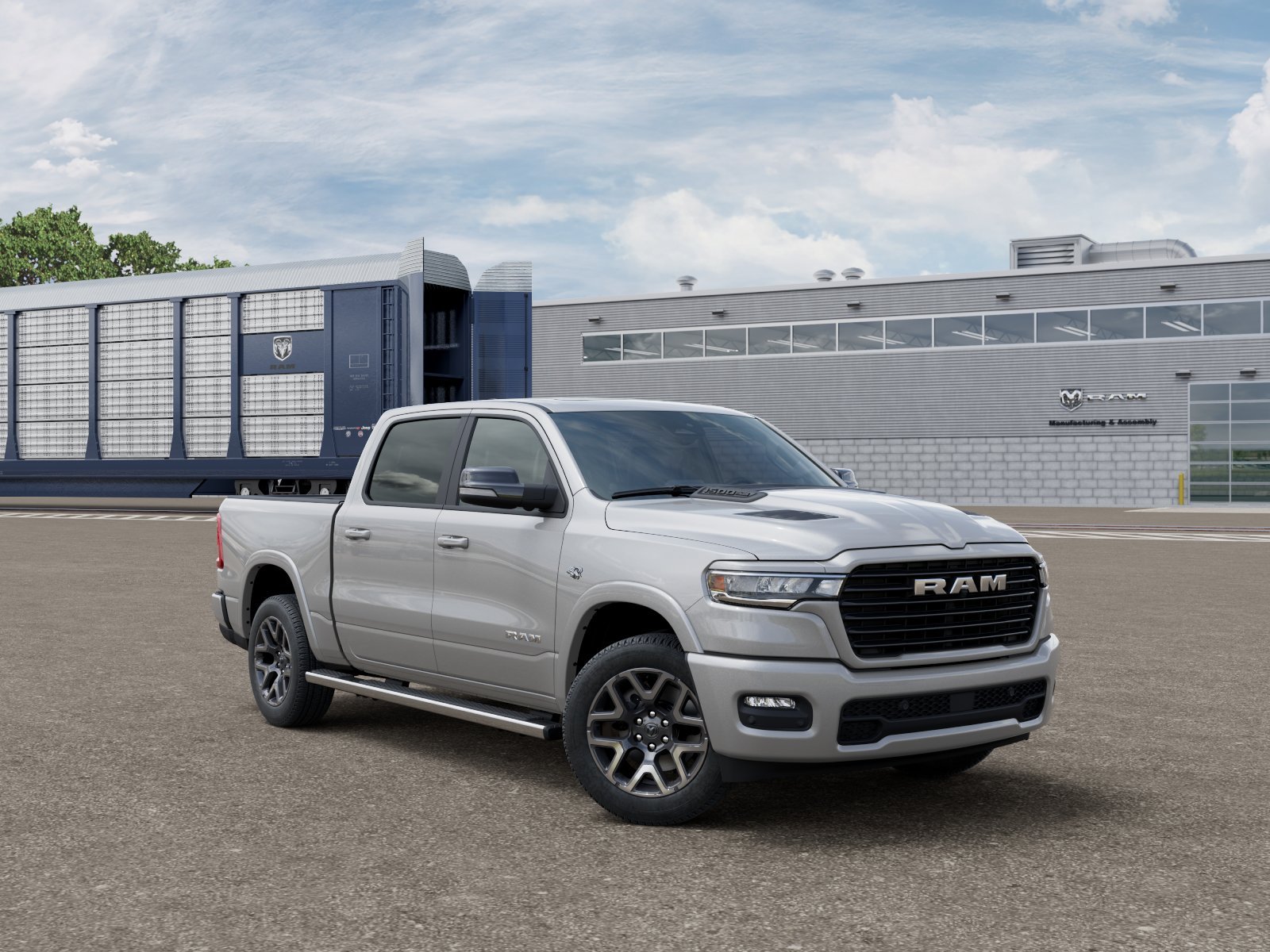 New 2027 Silver Zynith Exterior Paint RAM LARAMIE image 3