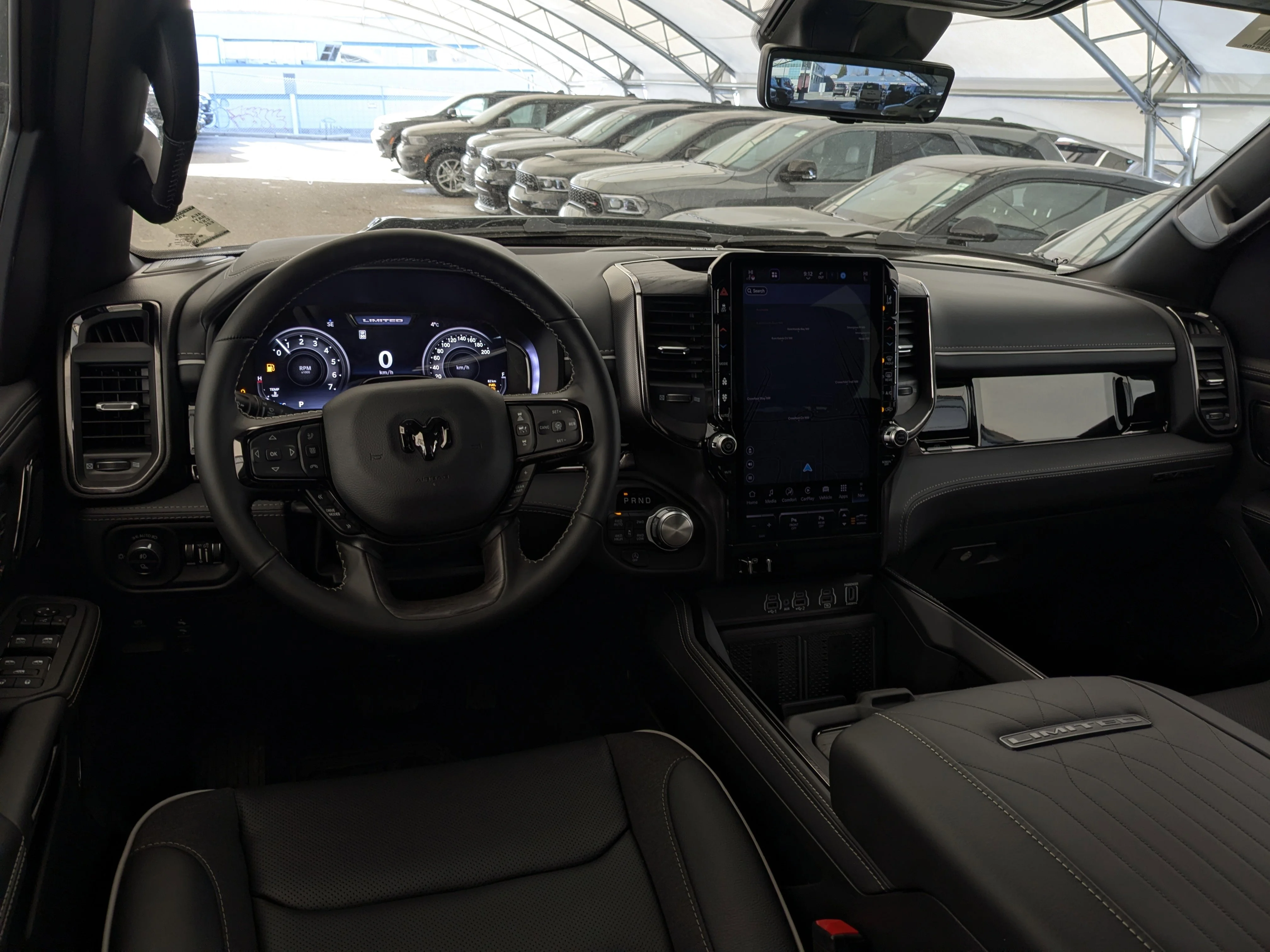 New 2026 Black RAM Limited - - Night Edition - Limited Level A Equip Grp - Dual?Pane Panoramic Sunroof - 5.7L HEMI V8 e image 27