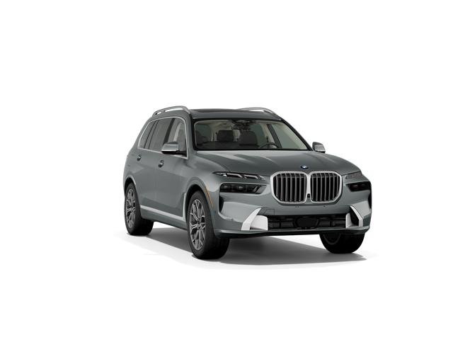 2026 BMW X7 xDrive40i in Skyscraper Grey Metallic — front three-quarter view