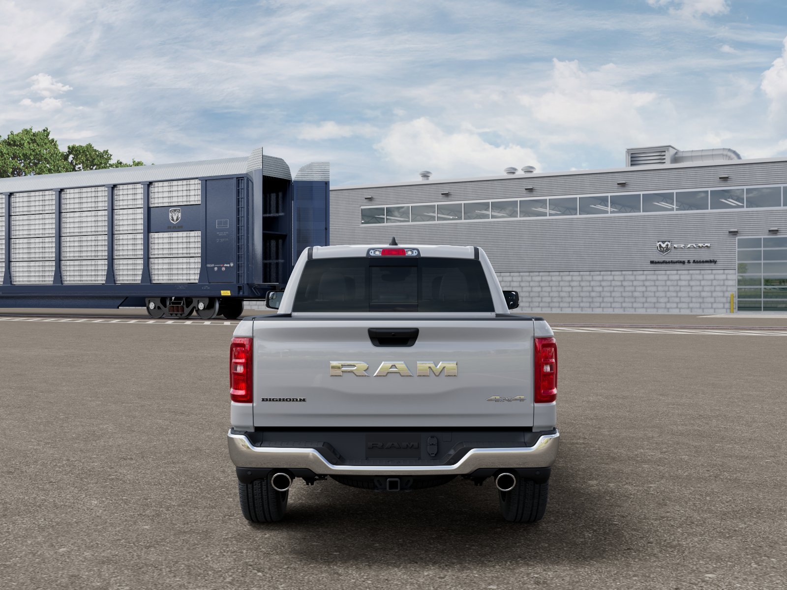 New 2026 Bright White Clear-Coat Exterior Paint RAM BIG HORN image 7