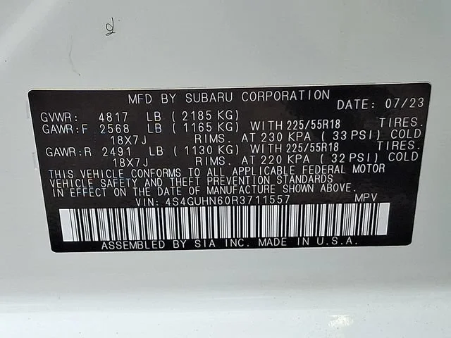 Used 2024 Grey Subaru Limited image 28