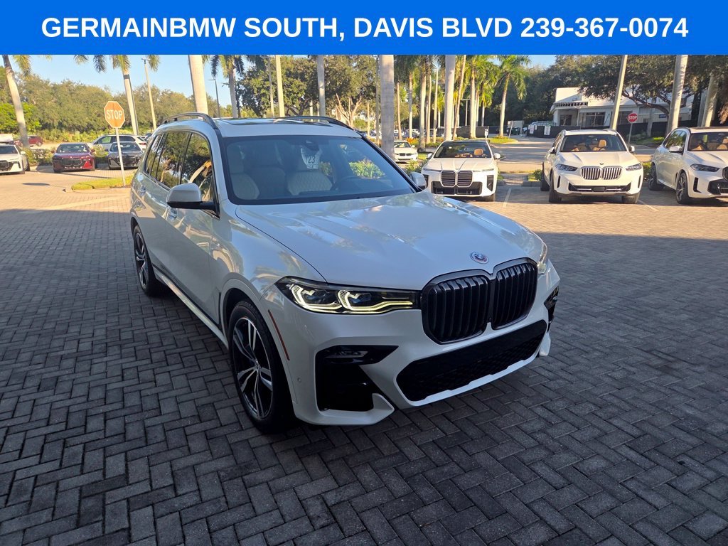 Used 2022 White Metallic BMW M50i image 37