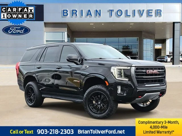Pre-Owned 2021 GMC Yukon AT4 4 Door SUV in Mineola #F6337A