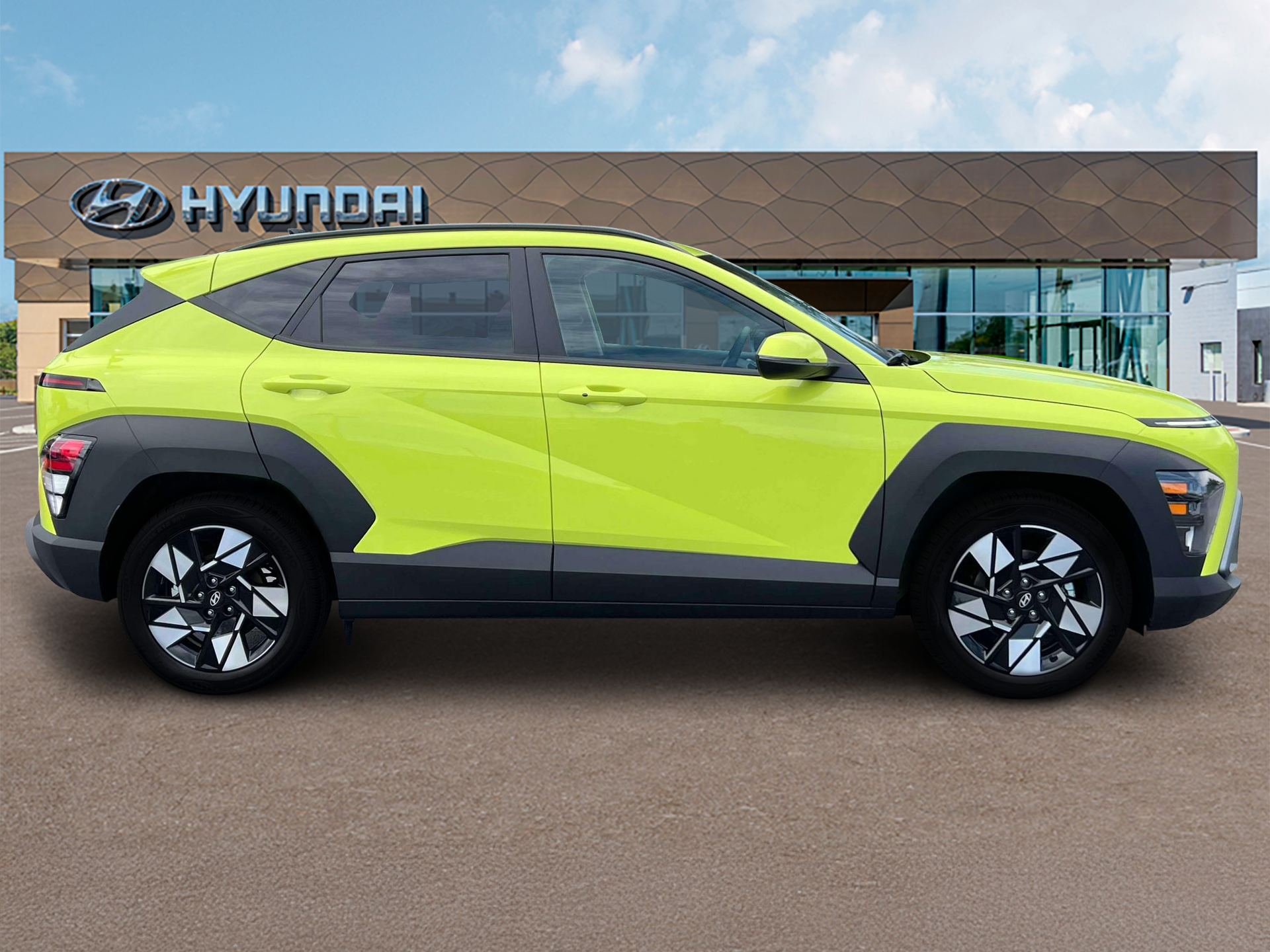 New 2024 Yellow Hyundai SEL FWD image 9