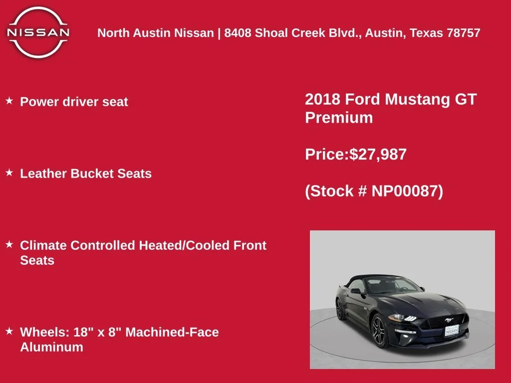Used 2018 Black Ford GT Premium image 11
