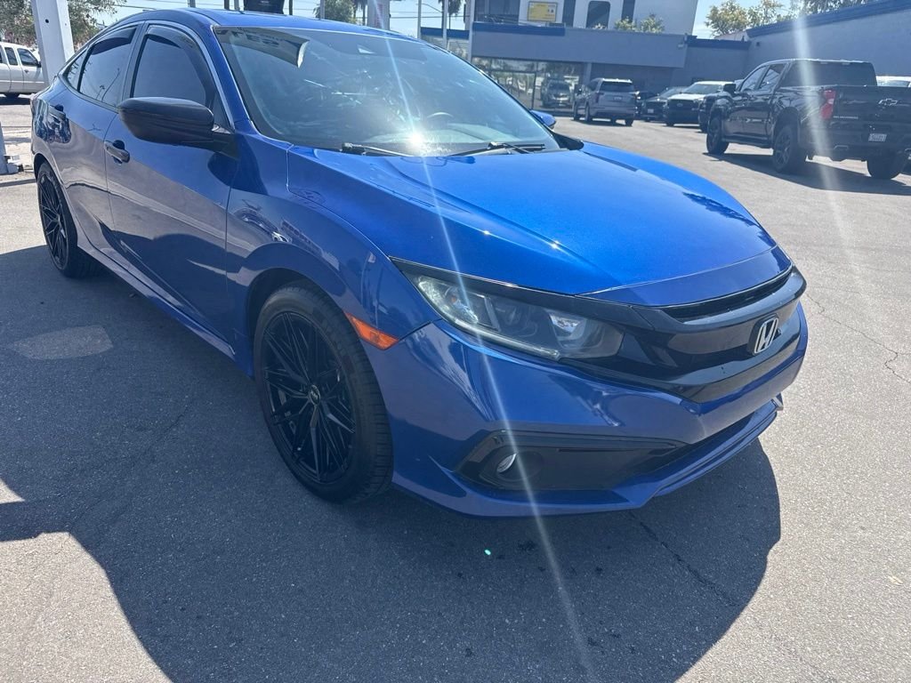 Used 2020 Blue Honda Sport image 1
