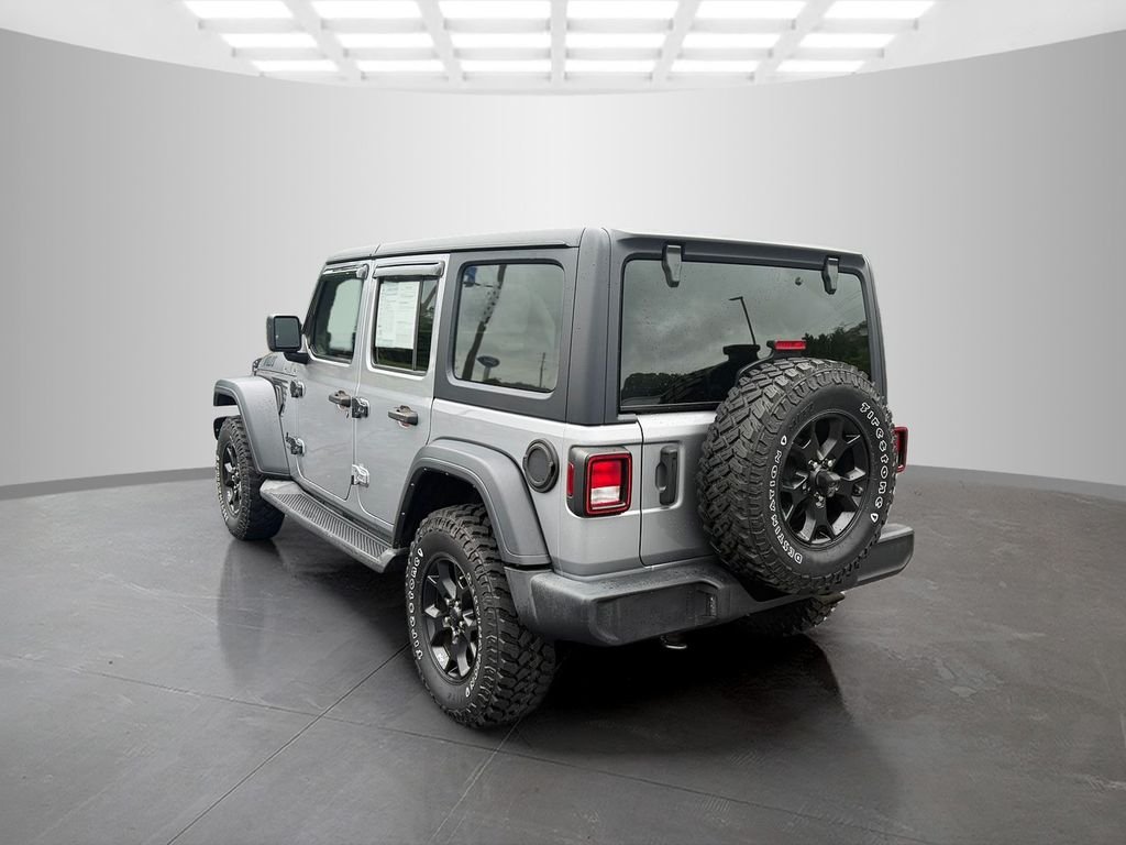 Used 2021 Silver Jeep Unlimited Willys image 4