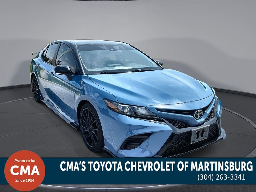 Used 2022 Calvary Blue w/Midnight Black Metallic Roof Toyota TRD V6 image 1
