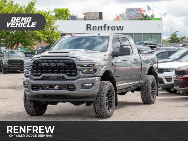 2026 RAM 3500 Limited* Mega Cab, 5 Inch Lift, 37s, Winch, Fuel Wheels
