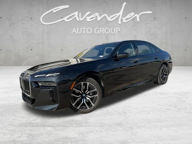 Used 2025 Black BMW 740i image 1