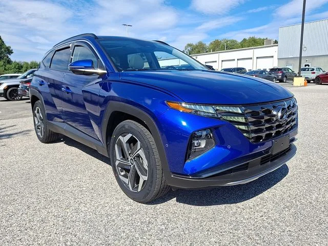 Certified Used 2024 Blue Hyundai Limited image 1
