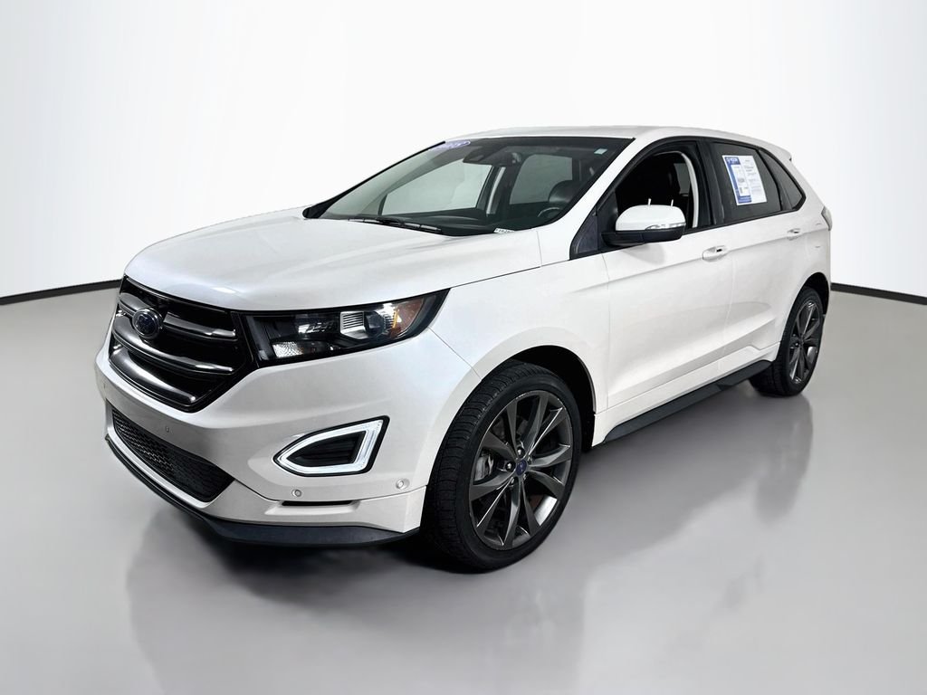 Used 2018 White Platinum Metallic Tri-Coat Ford Sport image 9