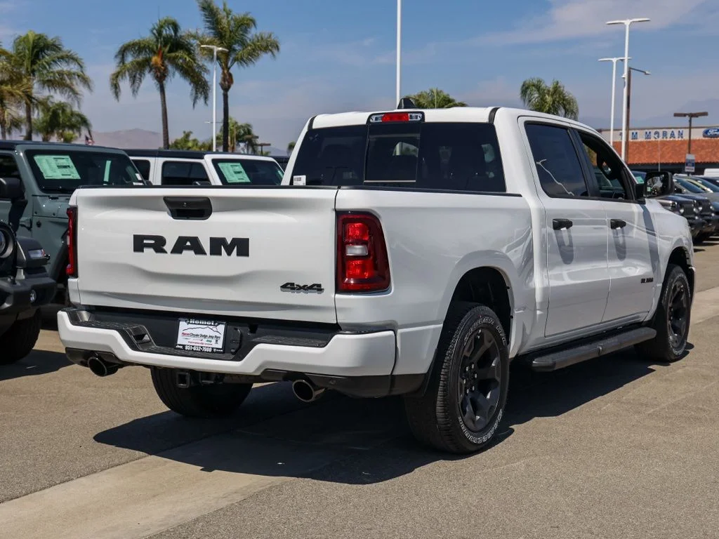 New 2026 Bright White Clear-Coat Exterior Paint RAM Black Express image 3