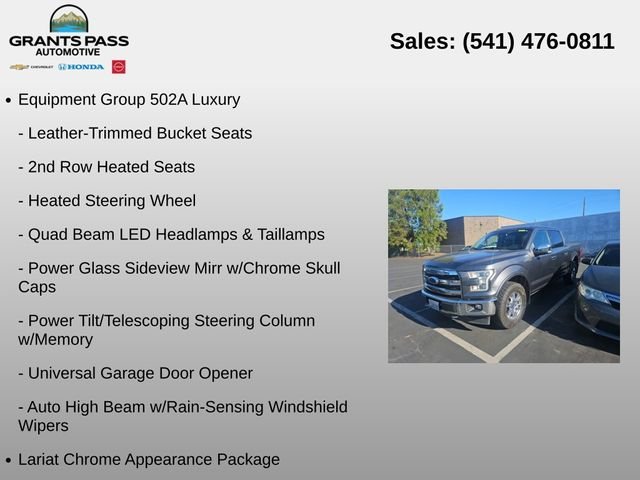 Used 2017 Gray Ford Lariat image 8