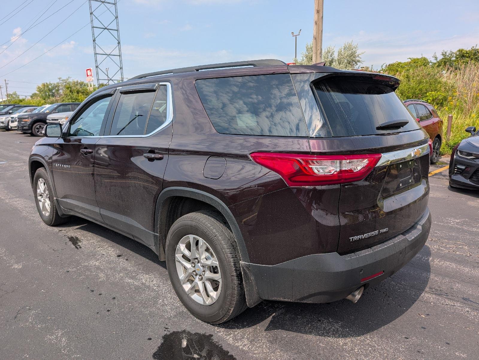 Used 2021 Black Cherry Metallic Chevrolet LT Cloth image 6