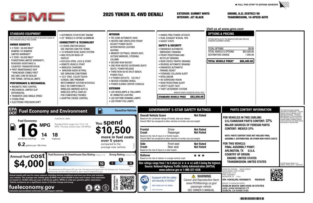 Used 2025 White GMC Denali image 4