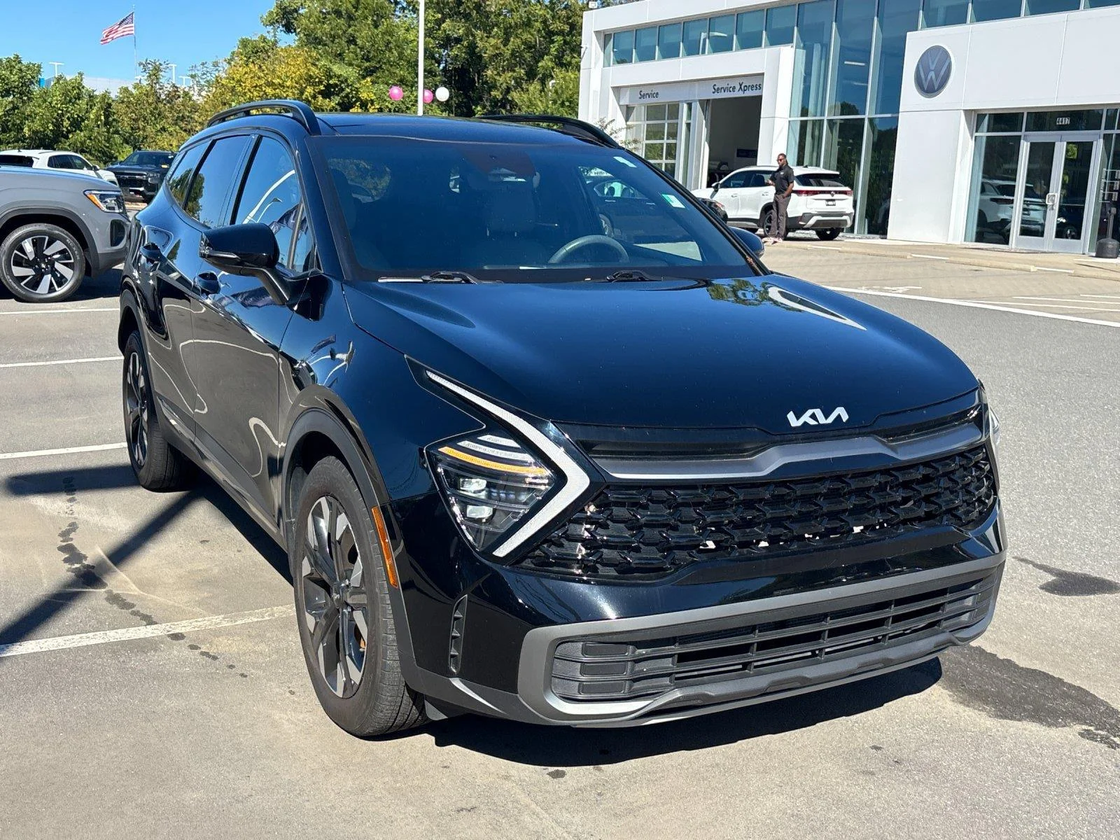 Used 2024 Ebony Black Kia X-Line image 7