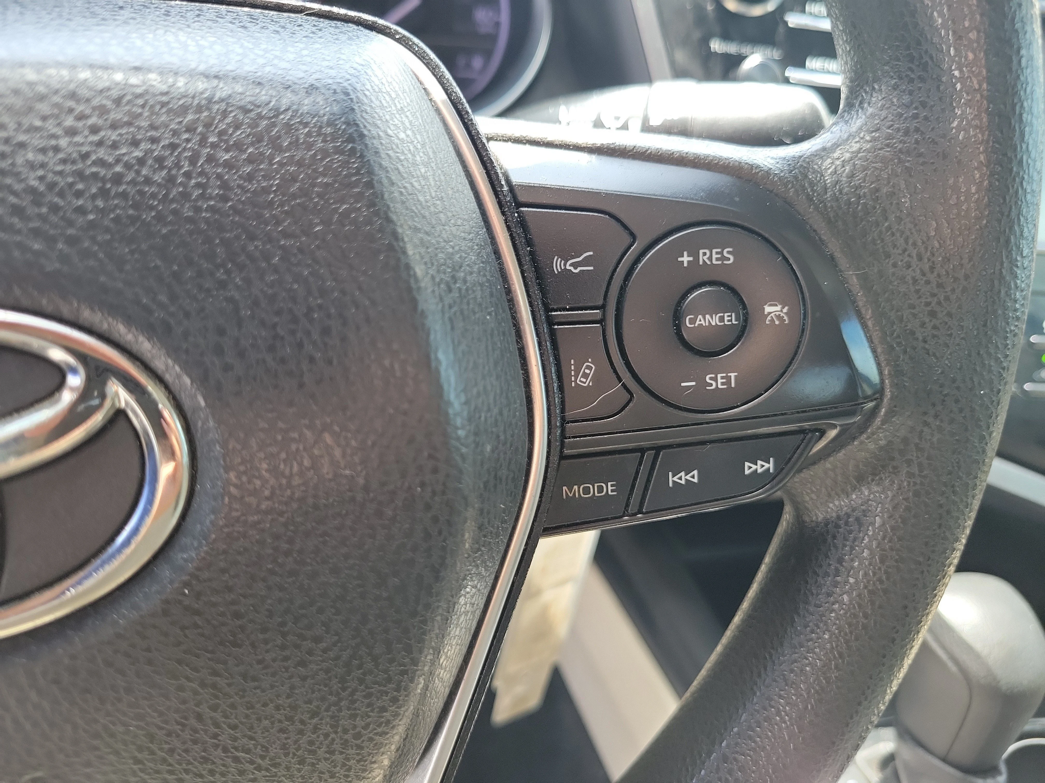 Used 2019 Blue Streak Metallic Toyota LE image 25