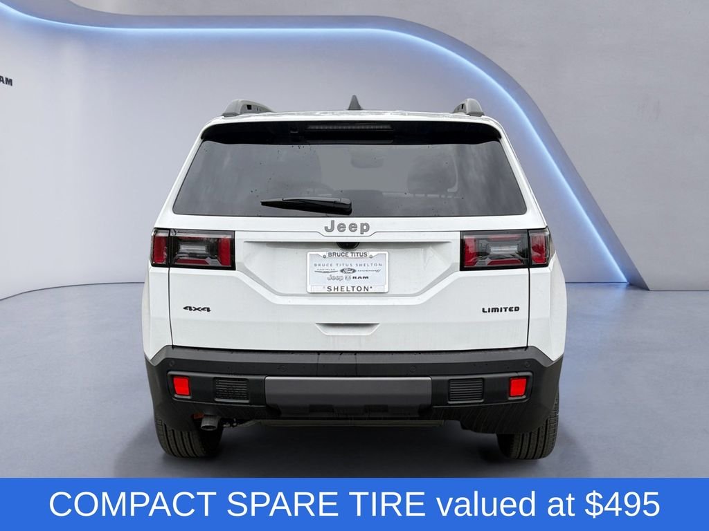 New 2026 Bright White Clear-Coat Exterior Paint Jeep Limited image 5