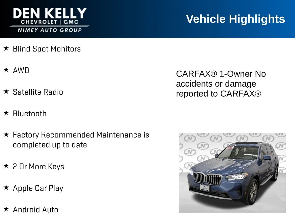 Used 2022 Blue BMW xDrive30i image 10