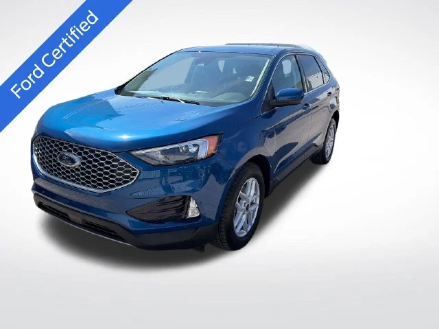 Certified Used 2024 Blue Ford SEL image 1
