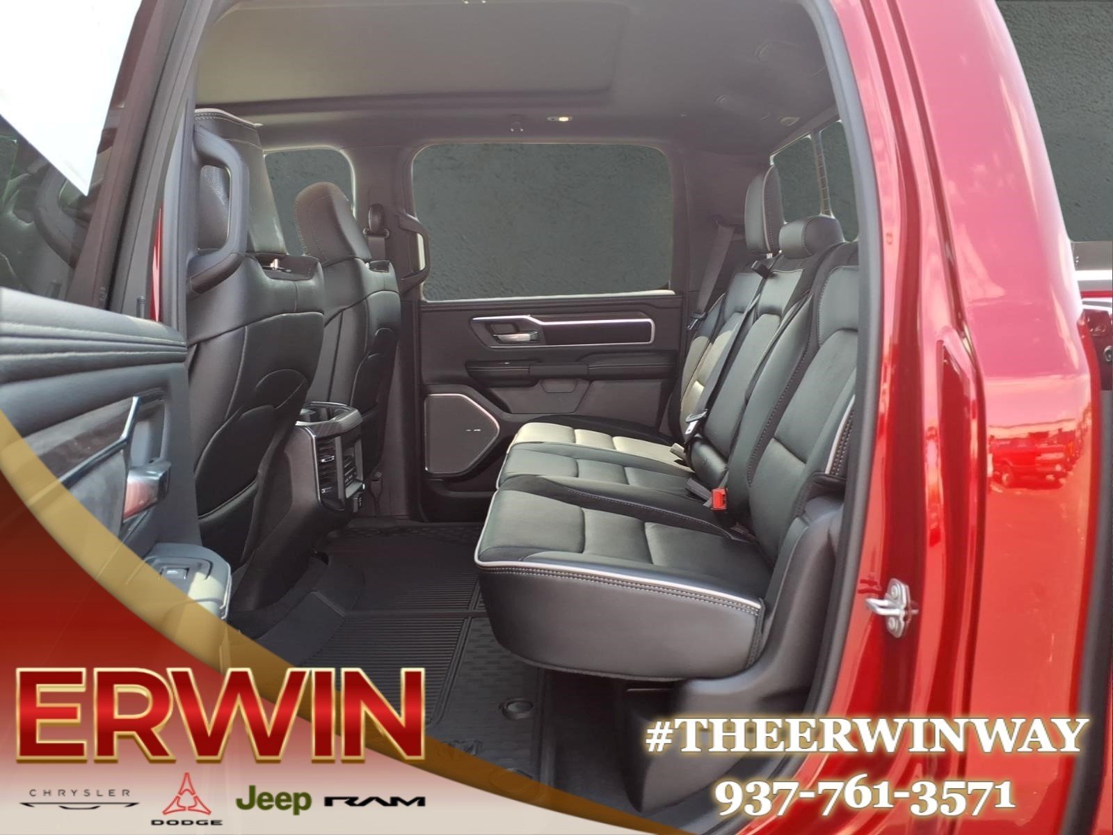 New 2027 Molten Red Pearl-Coat Exterior Paint RAM Laramie image 13