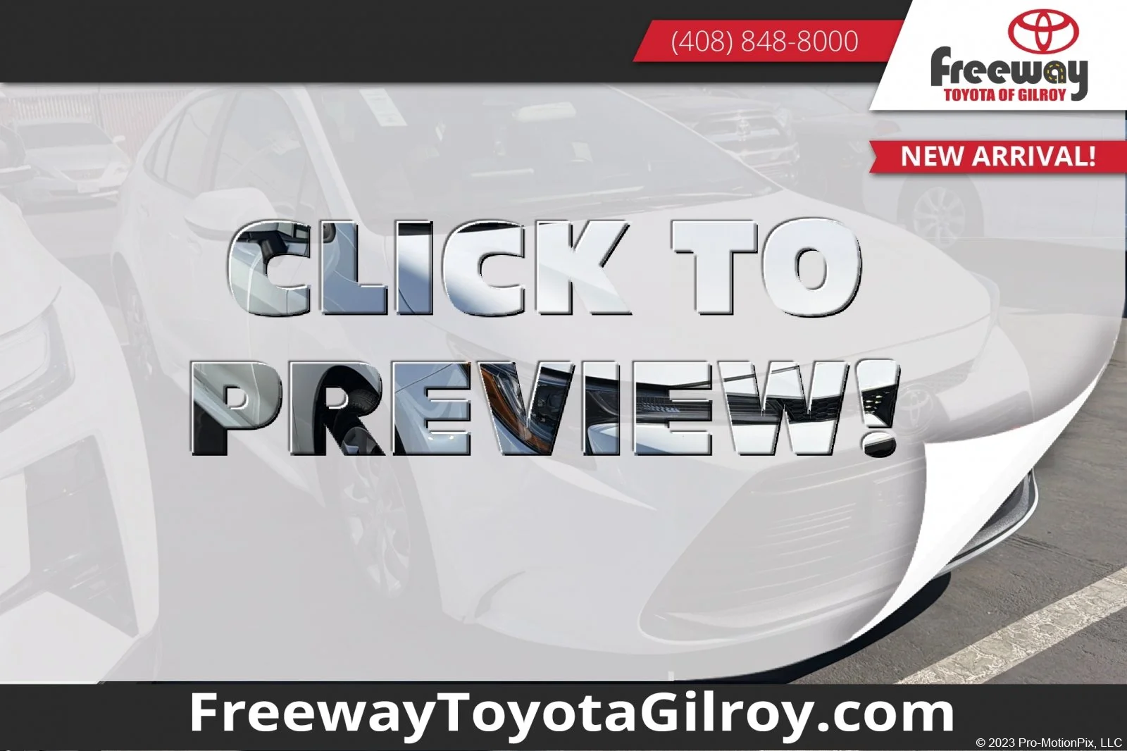 Used 2025 White Toyota LE image 1