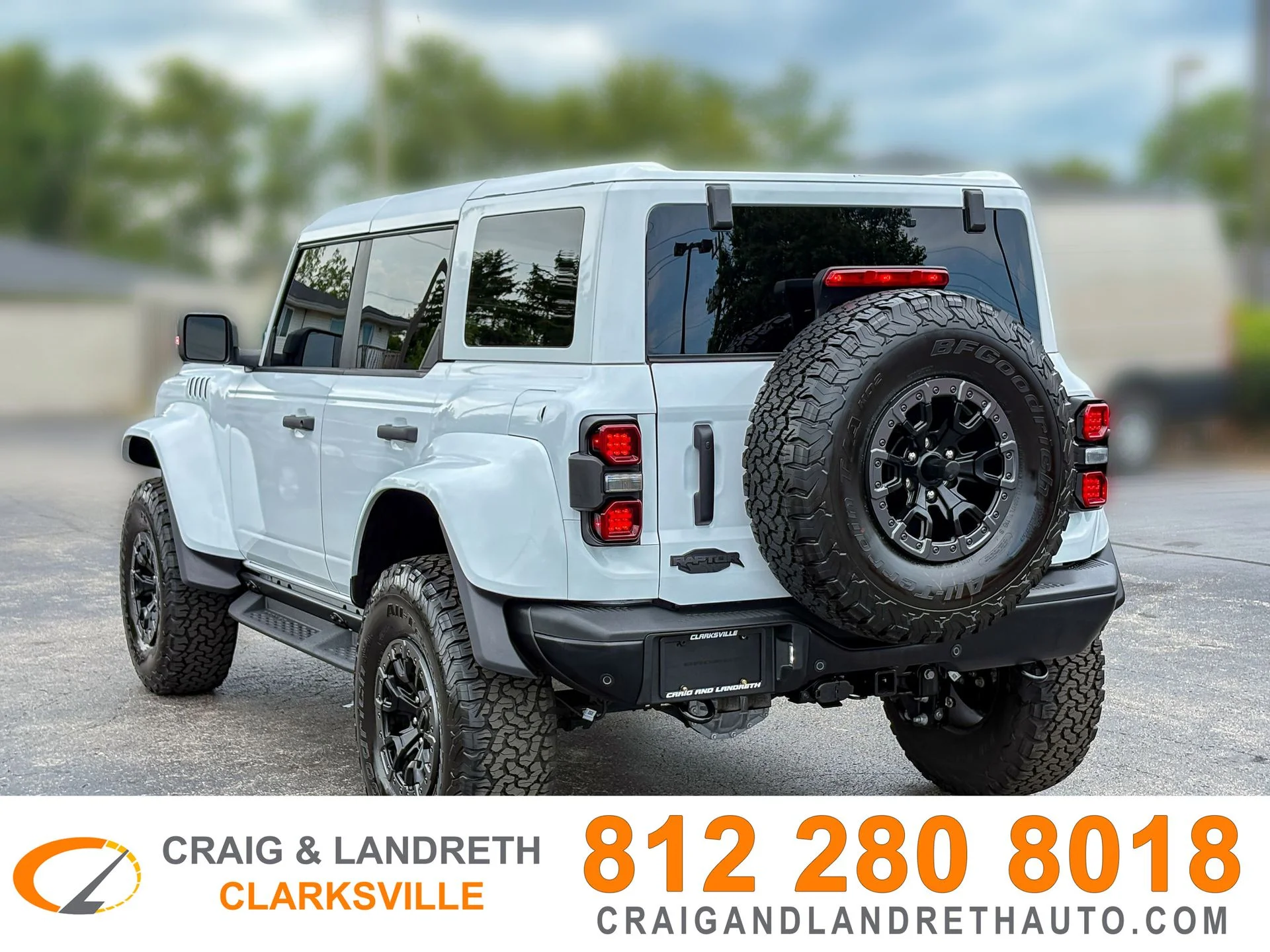 Used 2025 White Ford Raptor image 8
