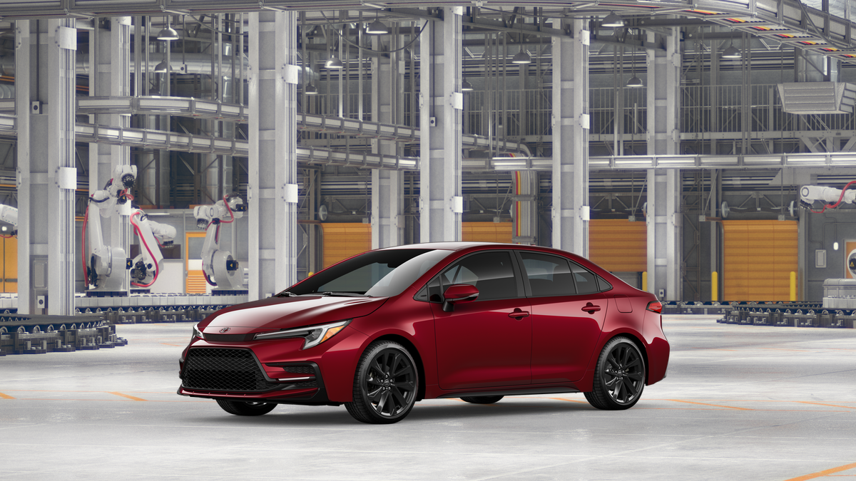 New 2026 Red Toyota SE image 2