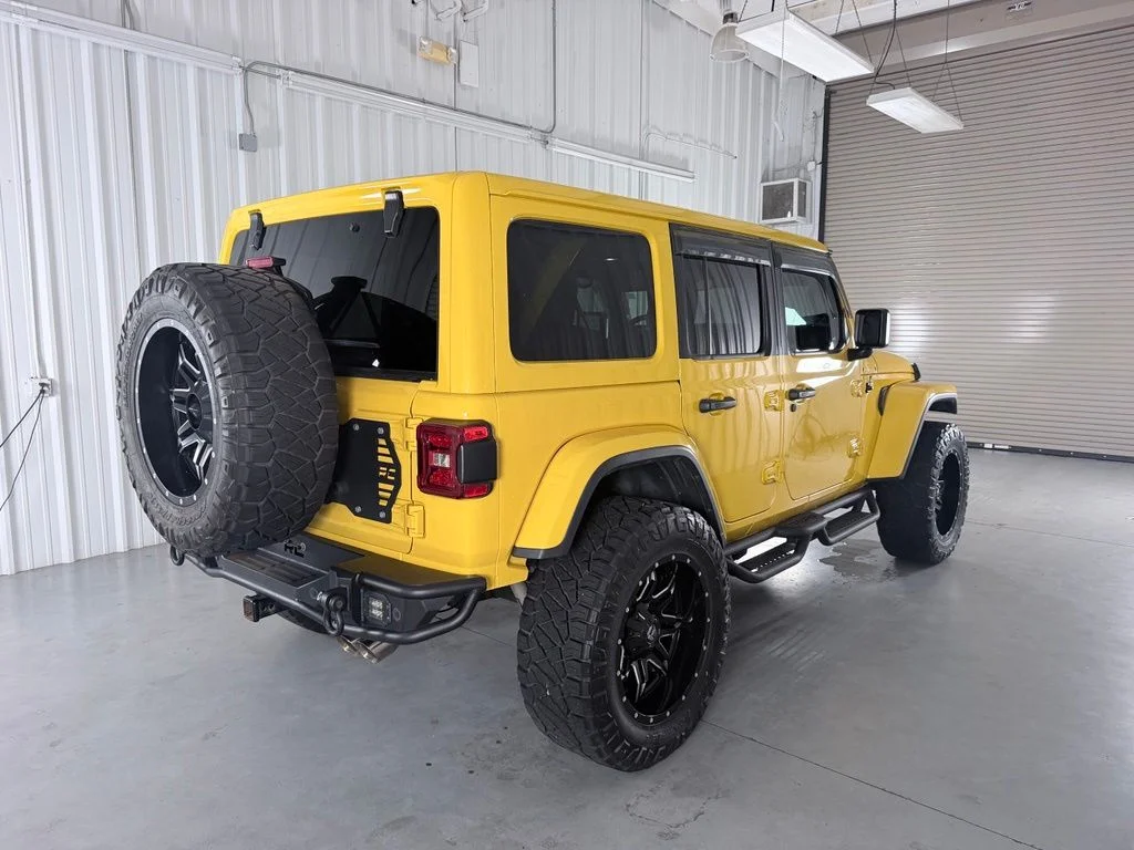 Used 2018 Yellow Jeep Unlimited Sahara image 5