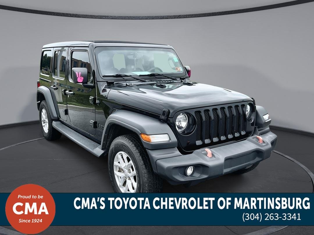 Used 2023 Black Clearcoat Jeep Sport S image 1