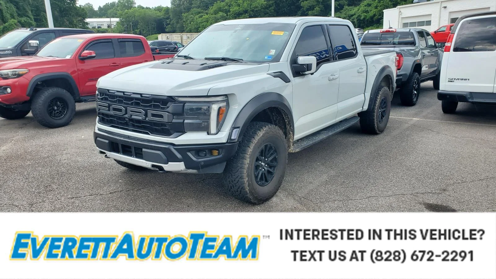 Used 2024 Avalanche Gray Ford Raptor image 1