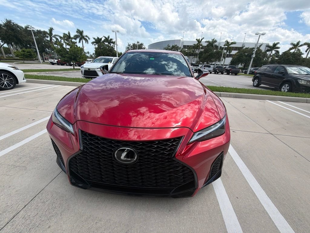 Used 2024 Infra Red Lexus IS 350 F SPORT Design image 6