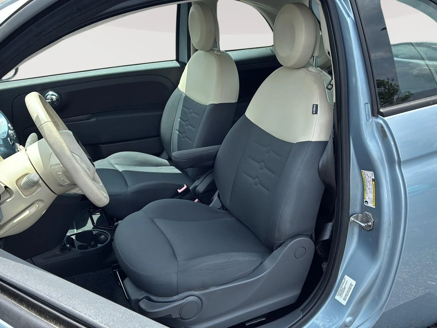 Used 2013 Luce Blu (Light Blue) FIAT Pop image 3