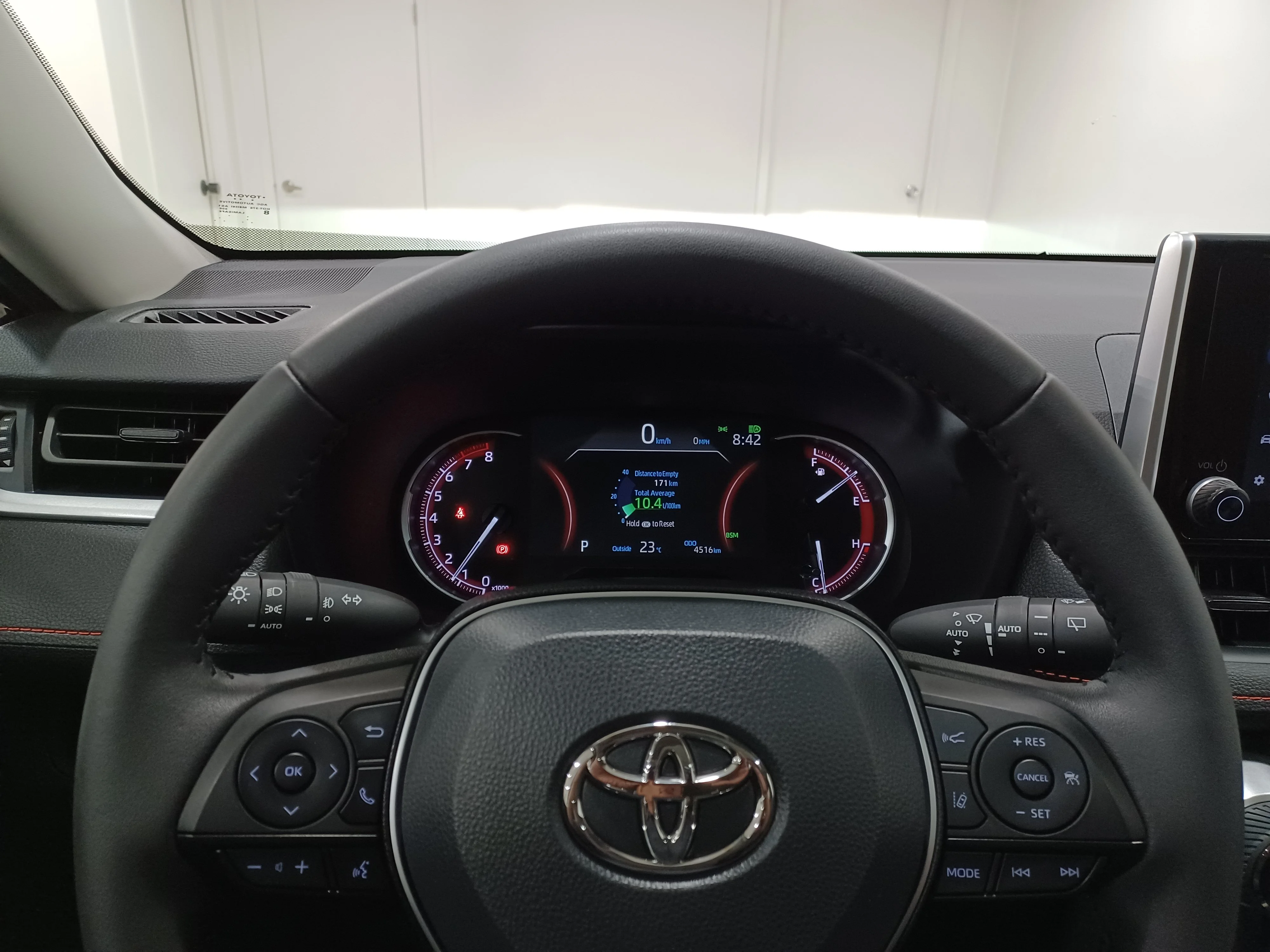 Certified Used 2025 Midnight Black Metallic Toyota Trail AWD*Adaptive Cruise | Htd Leather | Sunroof | Htd Wheel | Lane Keep Assist | Blind Spot Detect image 15