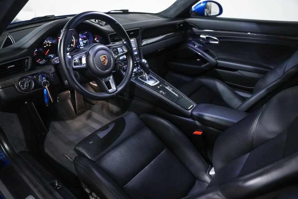 Used 2018 Blue Porsche Turbo S image 26