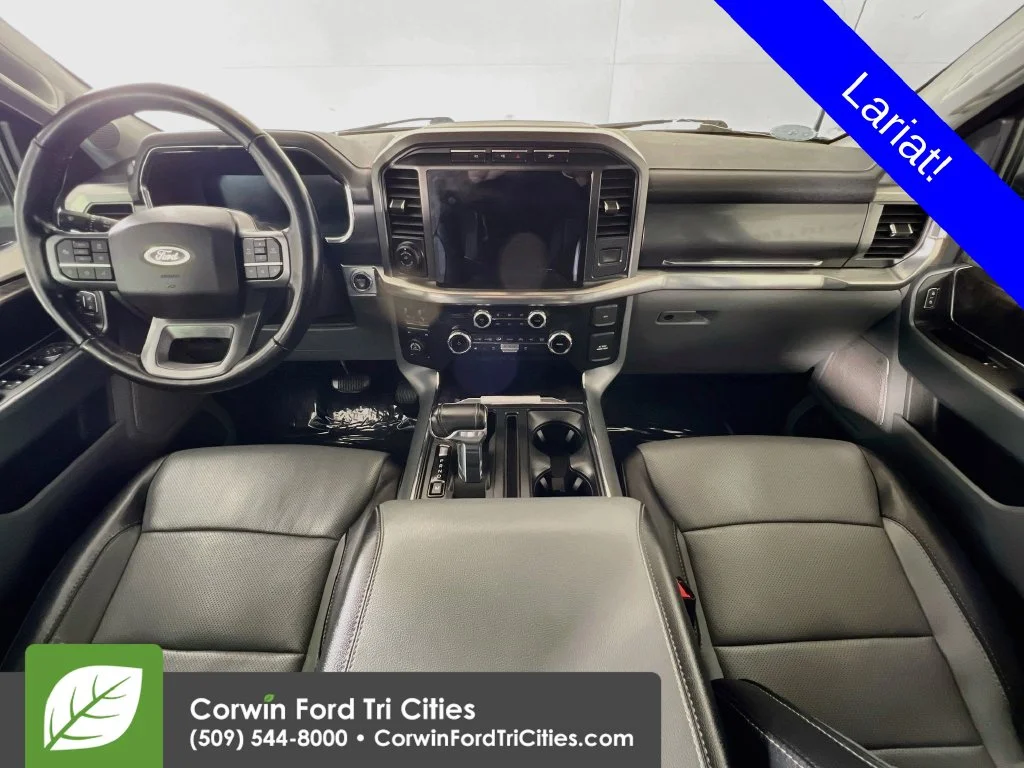 Used 2022 Atlas Blue Metallic Ford Lariat image 7