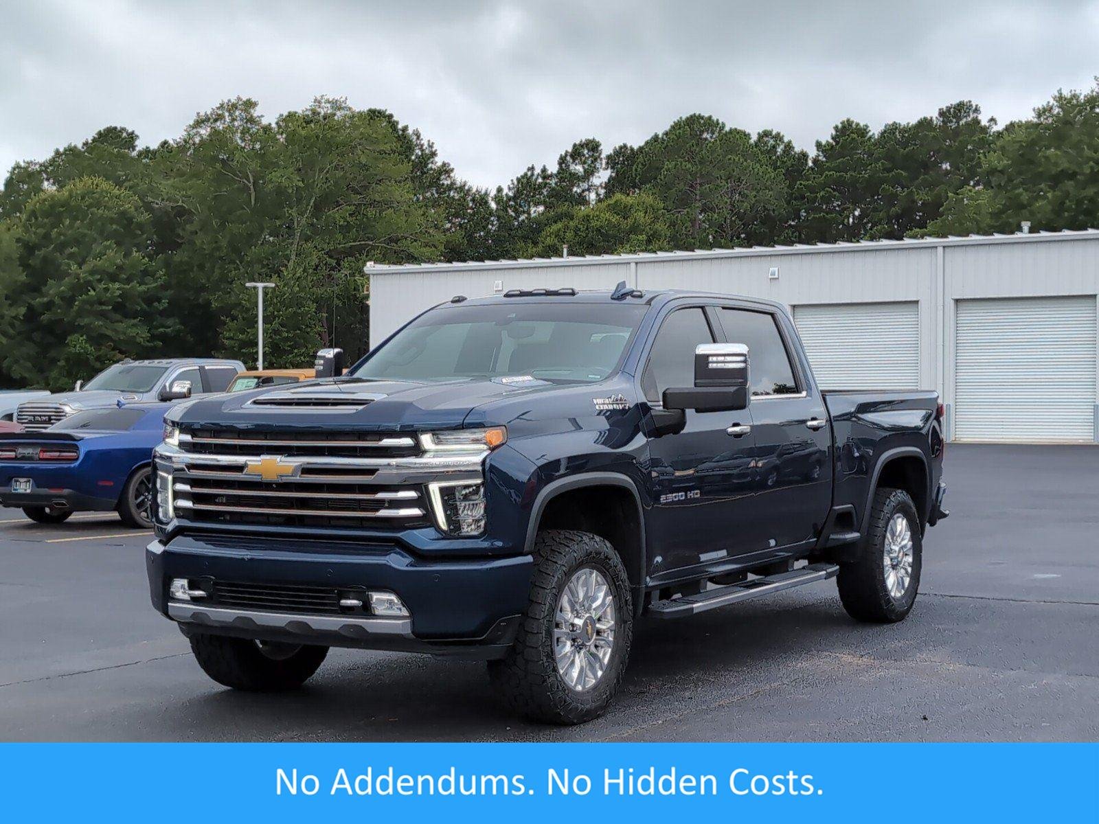 Used 2022 Northsky Blue Metallic Chevrolet High Country image 1
